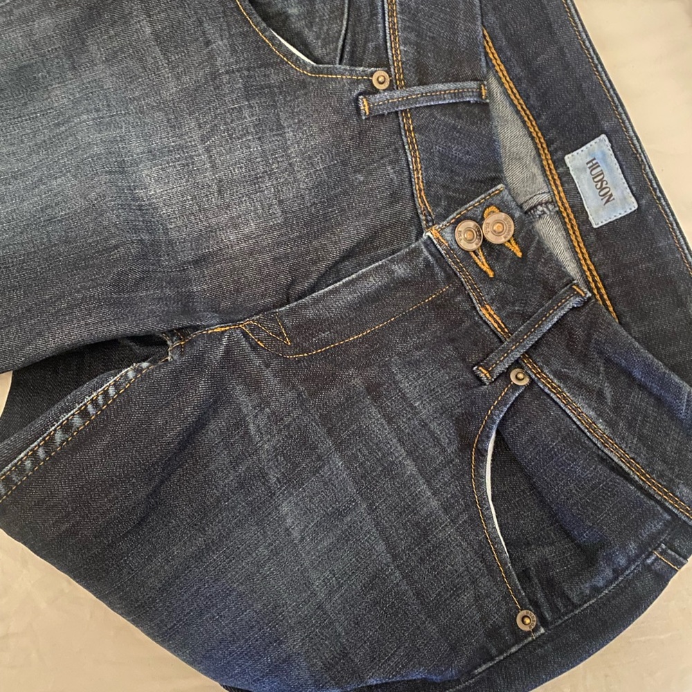 Hudson straight leg jeans